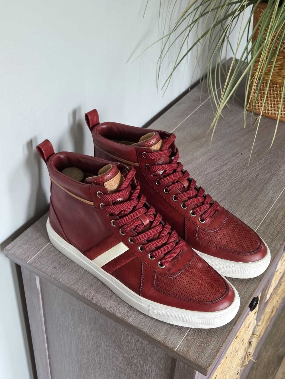 BALLY Hervey High-Top Sneakers (Men's Size 9.5)
